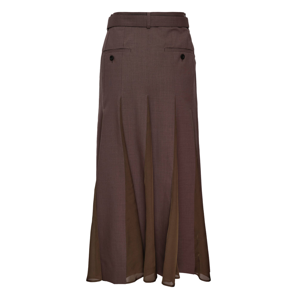 sacai Wool Suiting Skirt - view 2