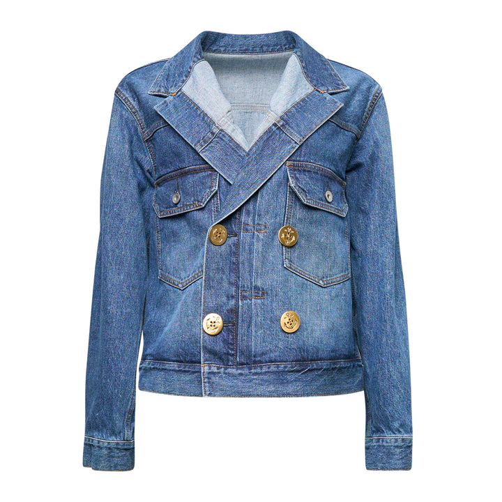 sacai Denim Jacket – Available at Club 21, Official Retailer in Singapore, Malaysia & Thailand with Global Shipping Online