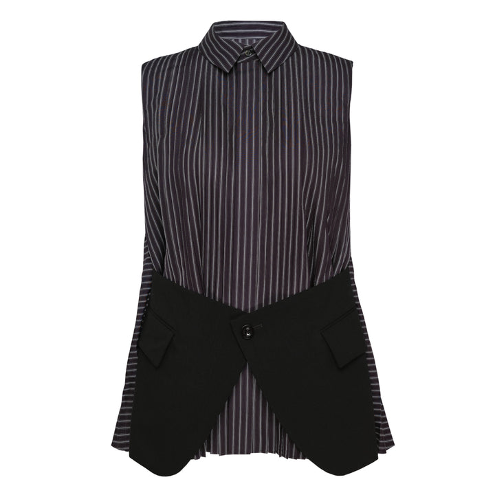 Poplin x Wool Suiting Shirt