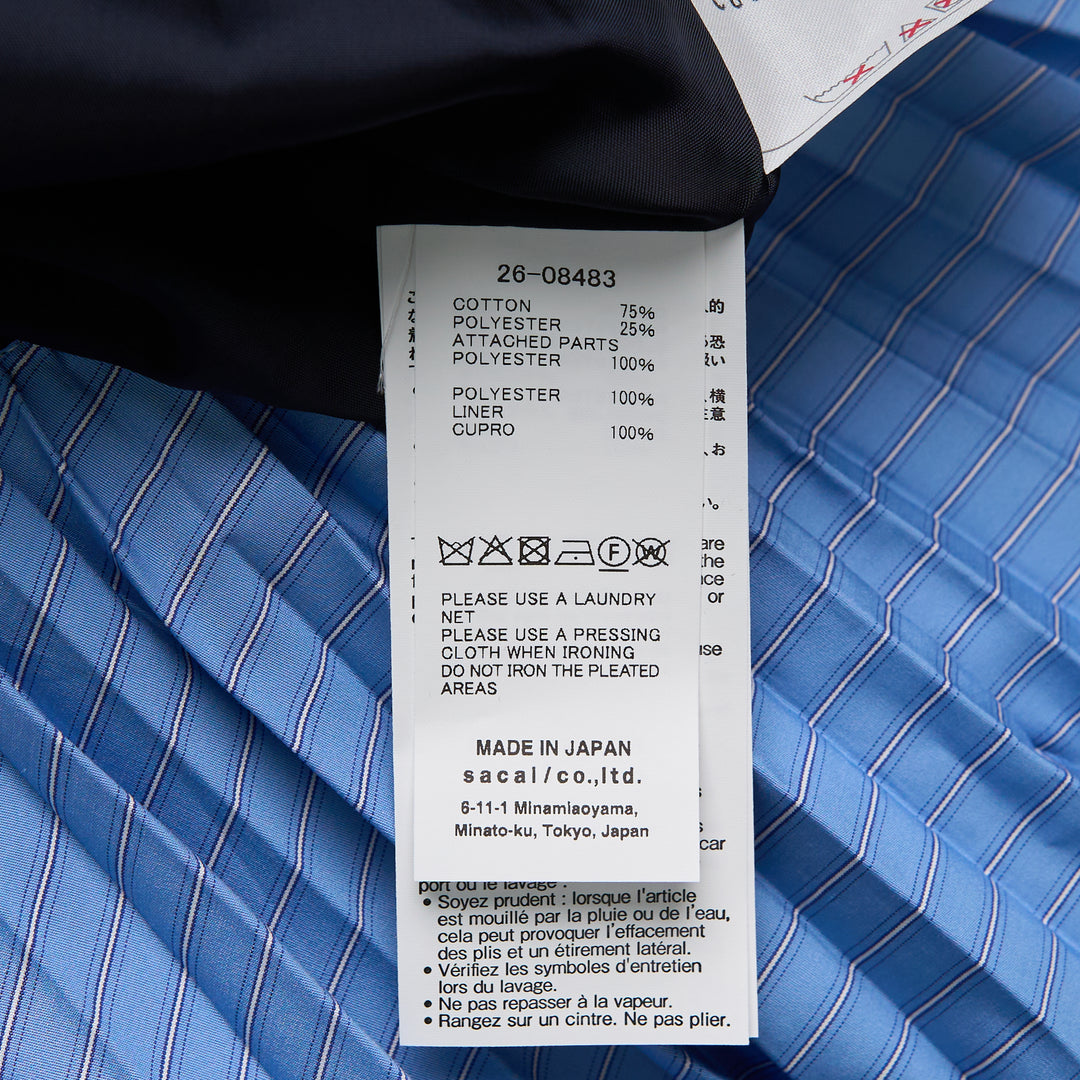 sacai Poplin Skirt – Available at Club 21, Official Retailer in Singapore, Malaysia & Thailand with Global Shipping Online