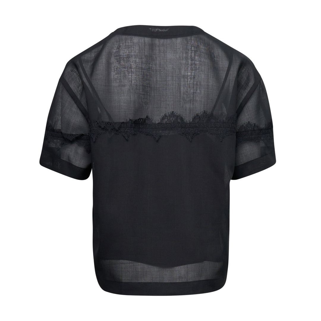 sacai Wool Organza Pullover – Available at Club 21, Official Retailer in Singapore, Malaysia & Thailand with Global Shipping Online