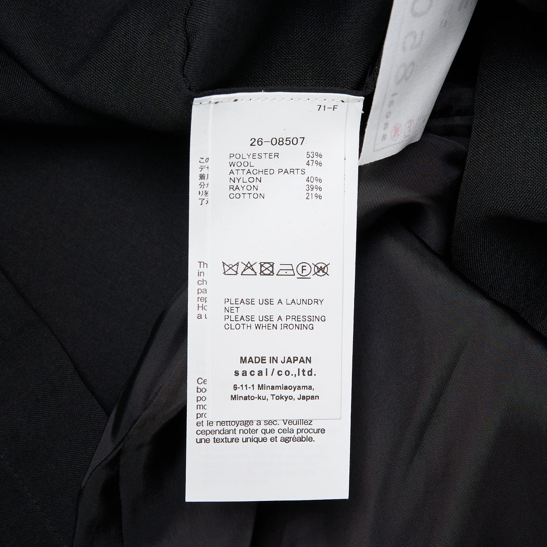 sacai Wool Organza Pullover – Available at Club 21, Official Retailer in Singapore, Malaysia & Thailand with Global Shipping Online