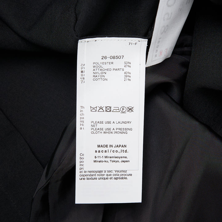 sacai Wool Organza Pullover – Available at Club 21, Official Retailer in Singapore, Malaysia & Thailand with Global Shipping Online