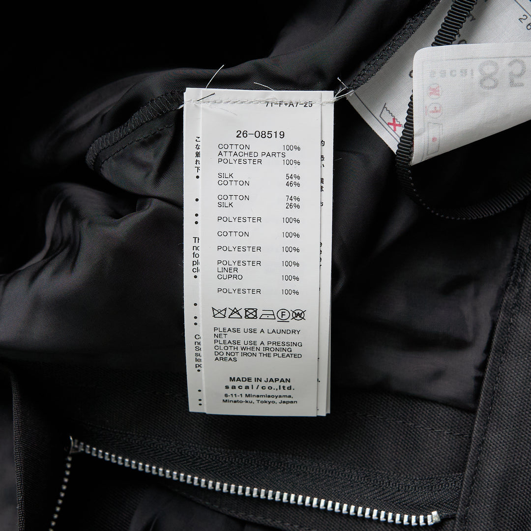 sacai Fabric Mix Skirt – Available at Club 21, Official Retailer in Singapore, Malaysia & Thailand with Global Shipping Online