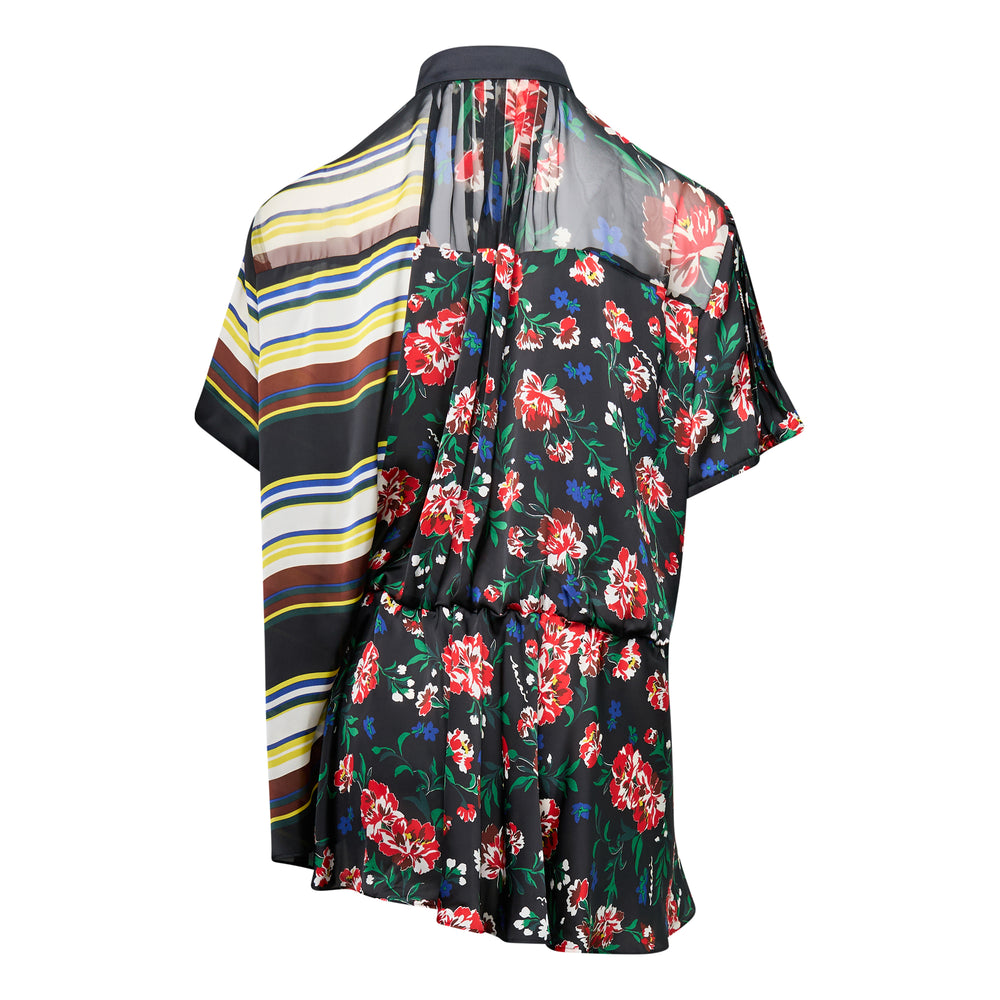 sacai Pattern Mix Blouse – Available at Club 21, Official Retailer in Singapore, Malaysia & Thailand with Global Shipping Online