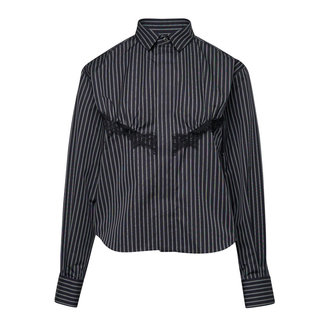 sacai Striped Poplin Shirt – Available at Club 21, Official Retailer in Singapore, Malaysia & Thailand with Global Shipping Online