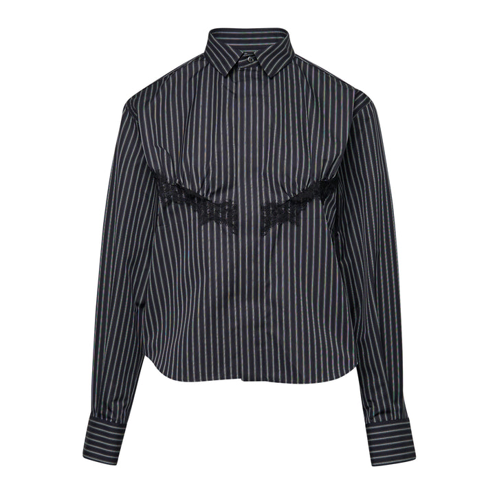 sacai Striped Poplin Shirt – Available at Club 21, Official Retailer in Singapore, Malaysia & Thailand with Global Shipping Online