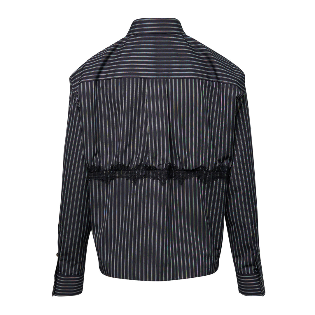 sacai Striped Poplin Shirt – Available at Club 21, Official Retailer in Singapore, Malaysia & Thailand with Global Shipping Online