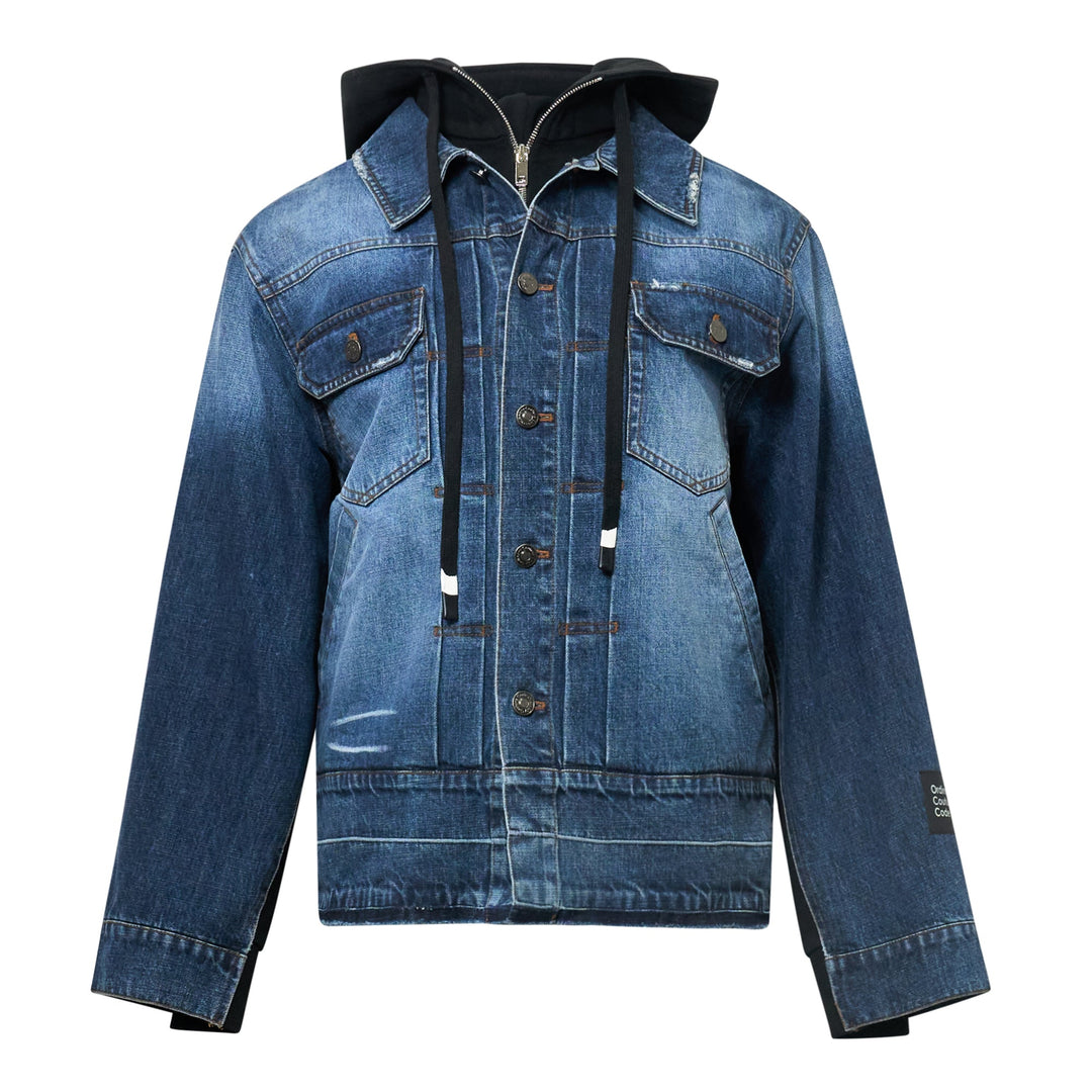 Sweat Combi Denim Jacket