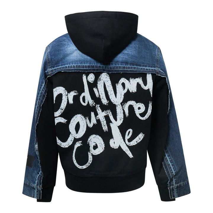 Sweat Combi Denim Jacket