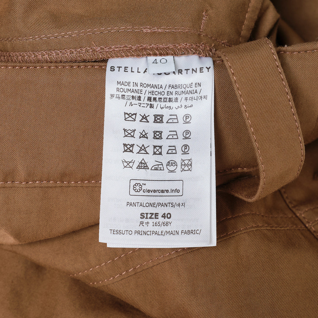 Washed Cotton Layered Cargo Pants