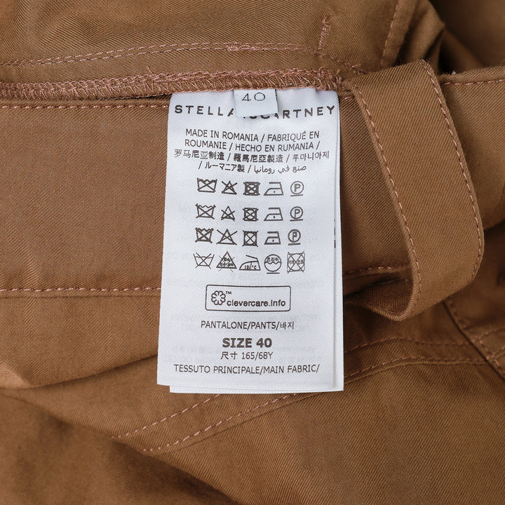 Washed Cotton Layered Cargo Pants