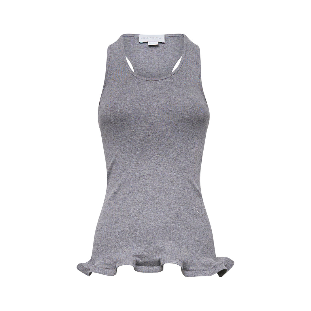 Stella McCartney Frilled Hem Rib Tank – Available at Club 21, Official Retailer in Singapore, Malaysia & Thailand with Global Shipping Online