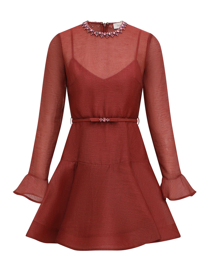 Alchemy Peplum Mini Dress