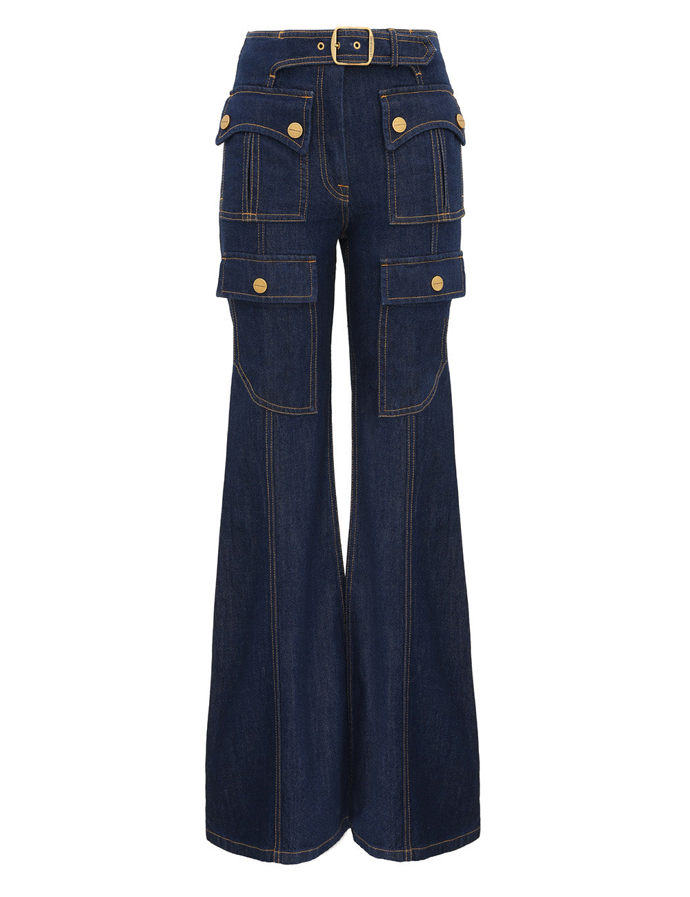 Luna Utility Flare Jeans