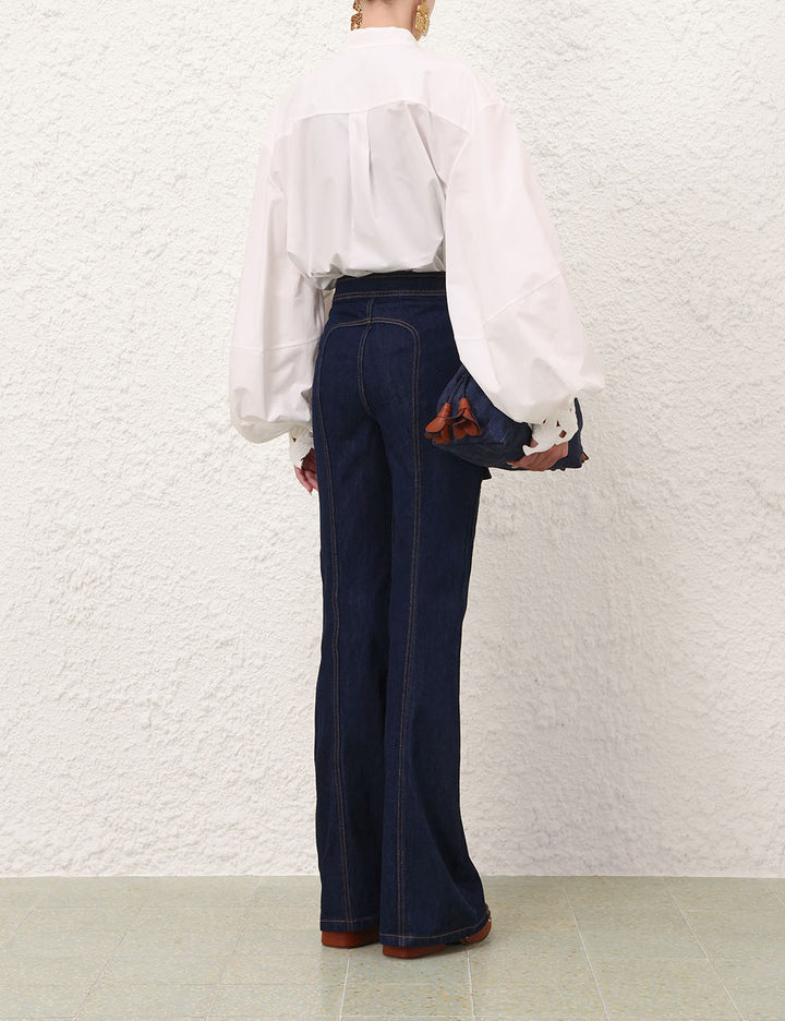 Luna Utility Flare Jeans
