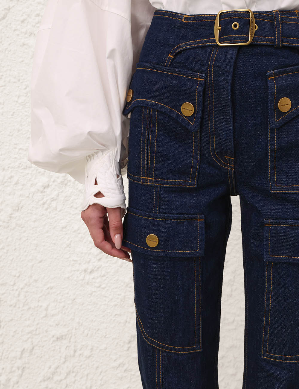 Luna Utility Flare Jeans