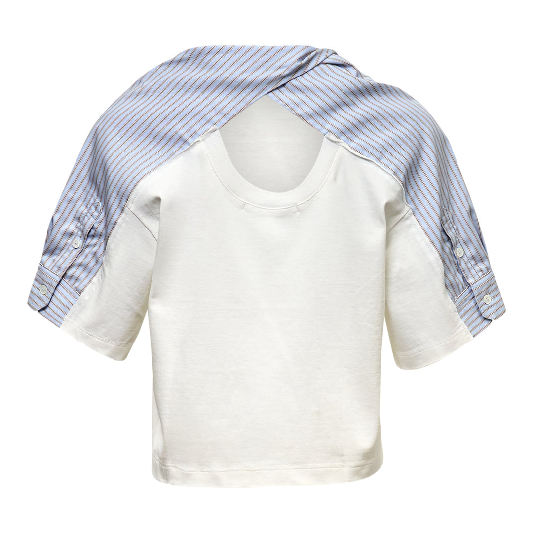 Twisted Stripe Back Top