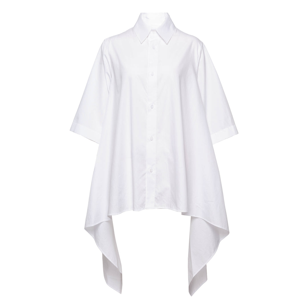 Flounce Short Sleeve Blouse