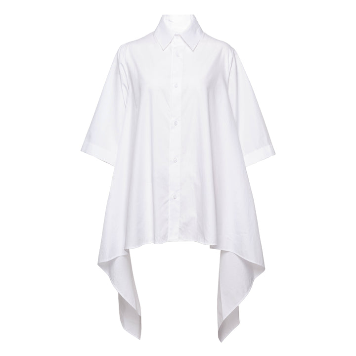 Flounce Short Sleeve Blouse