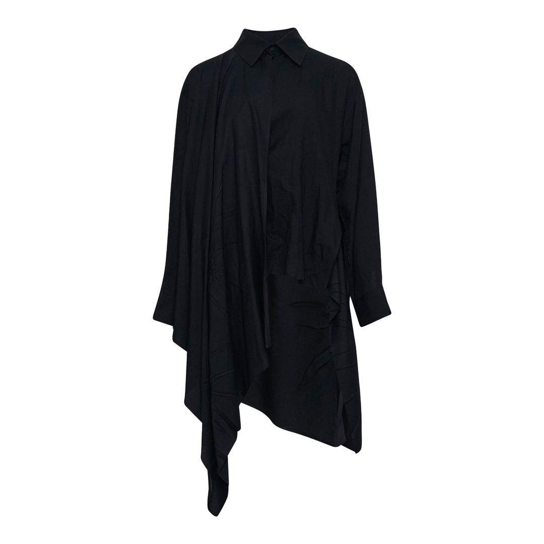 Yohji Yamamoto Asymmetric Blouse – Available at Club 21, Official Retailer in Singapore, Malaysia & Thailand with Global Shipping Online