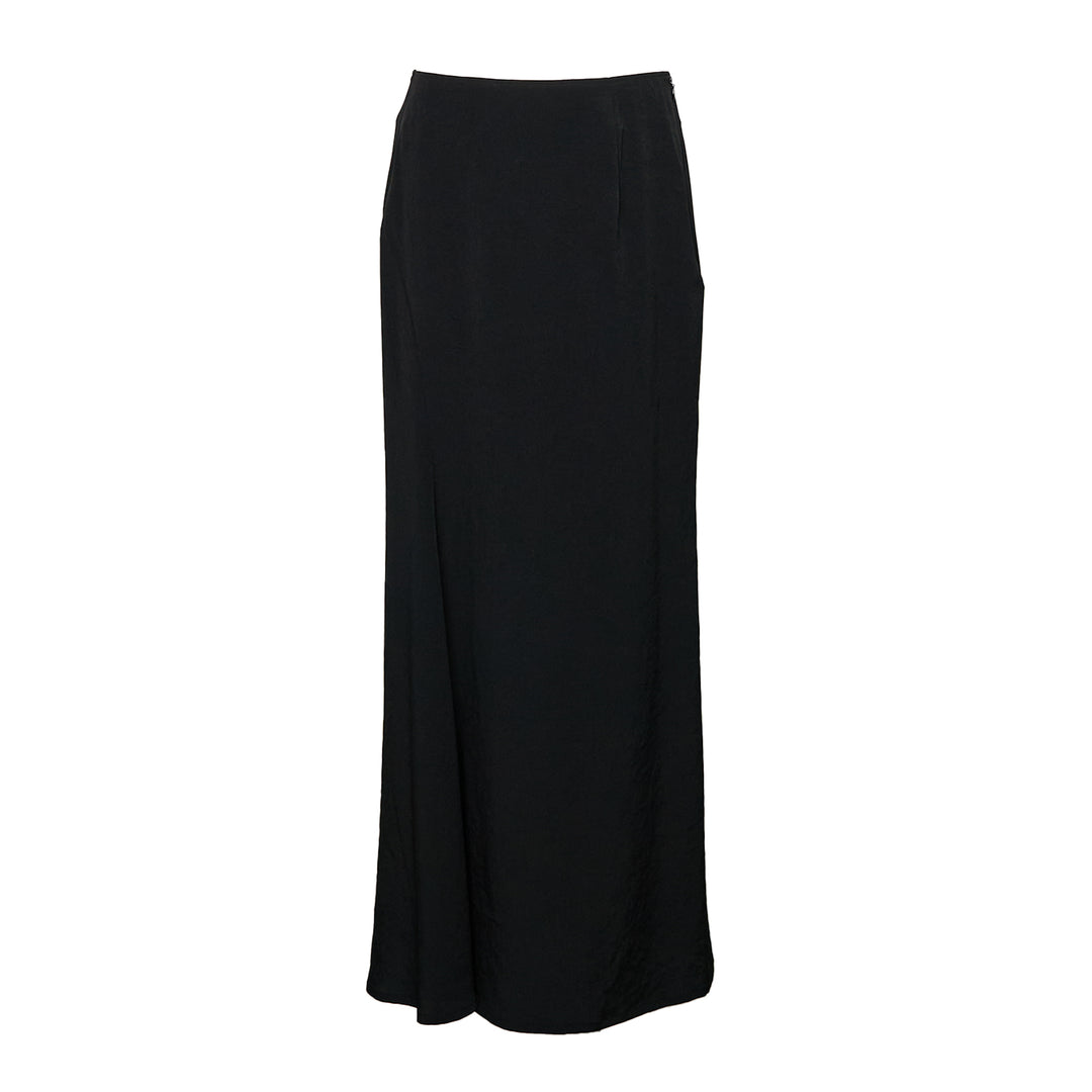 Diagonal Cutting Long Skirt