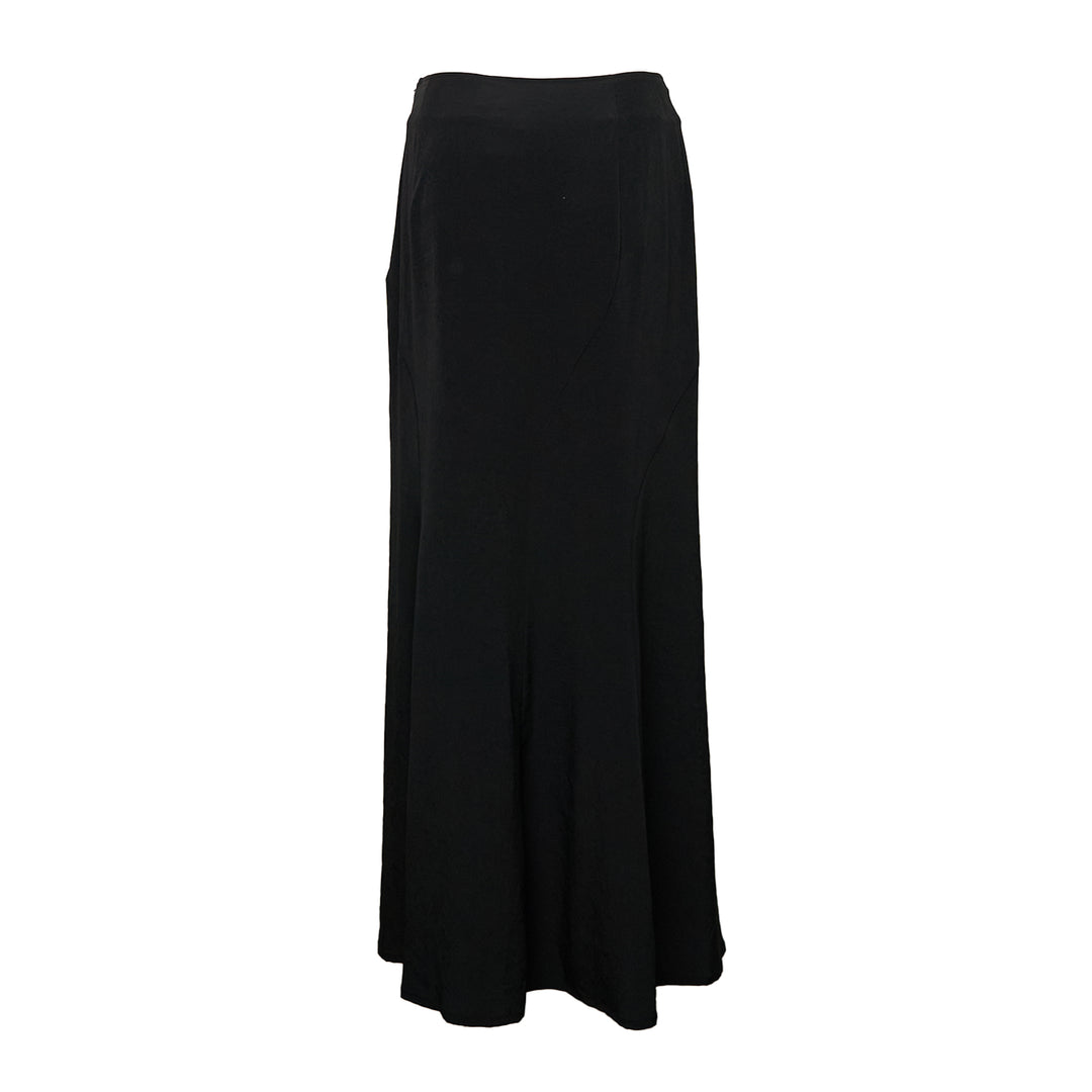 Diagonal Cutting Long Skirt