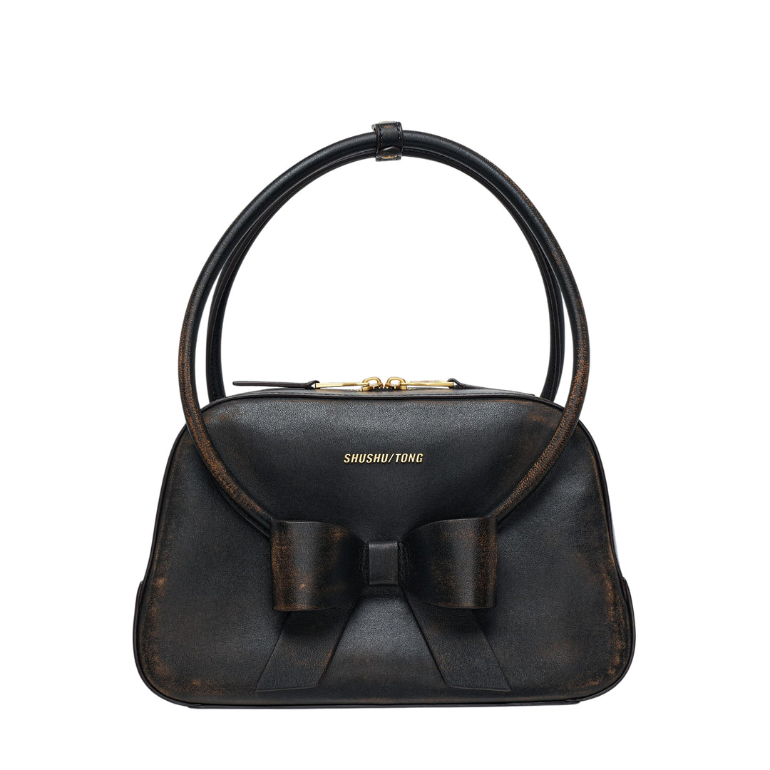 Bow Ring Handle Bag