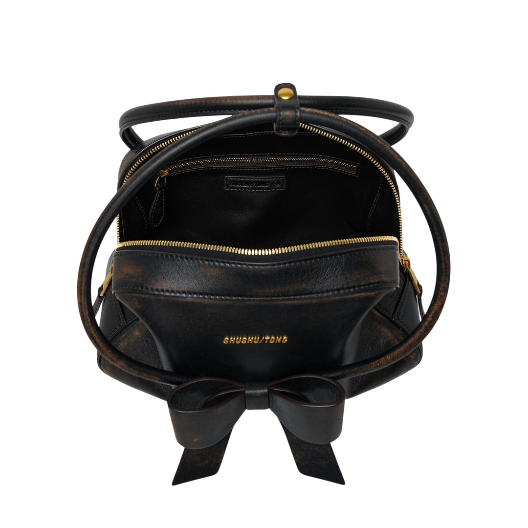 Bow Ring Handle Bag