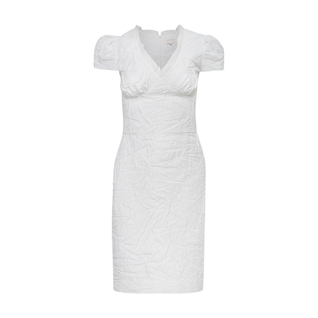 SHUSHU/TONG Lace Trim Sweetheart Neckline Dress – Available at Club 21, Official Retailer in Singapore, Malaysia & Thailand with Global Shipping Online