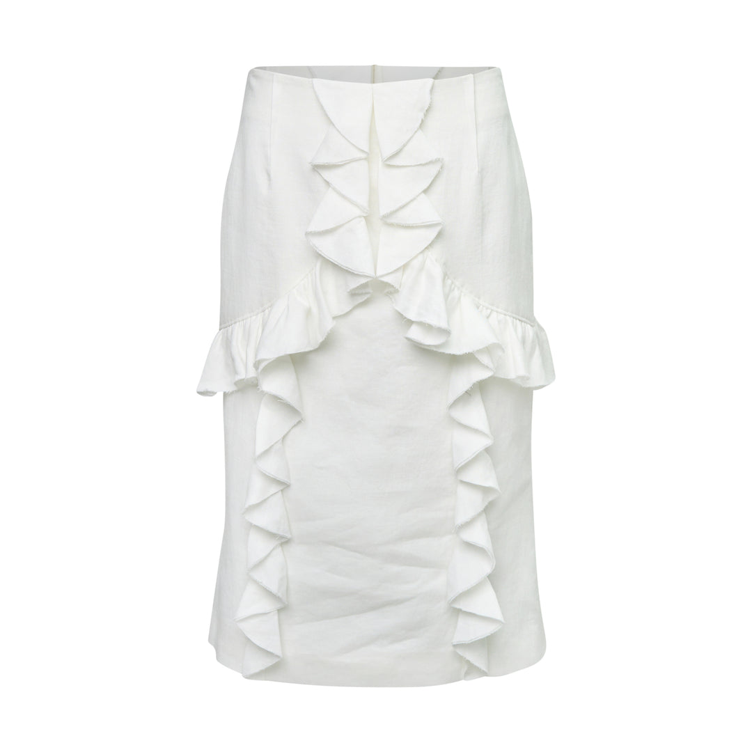 SHUSHU/TONG Ruffle Hem Flared Skirt – Available at Club 21, Official Retailer in Singapore, Malaysia & Thailand with Global Shipping Online