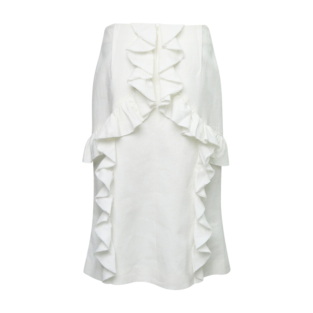 SHUSHU/TONG Ruffle Hem Flared Skirt – Available at Club 21, Official Retailer in Singapore, Malaysia & Thailand with Global Shipping Online