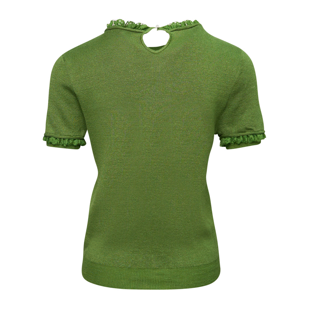 SHUSHU/TONG Raw-Edge Mock Neck Short-Sleeve Top – Available at Club 21, Official Retailer in Singapore, Malaysia & Thailand with Global Shipping Online