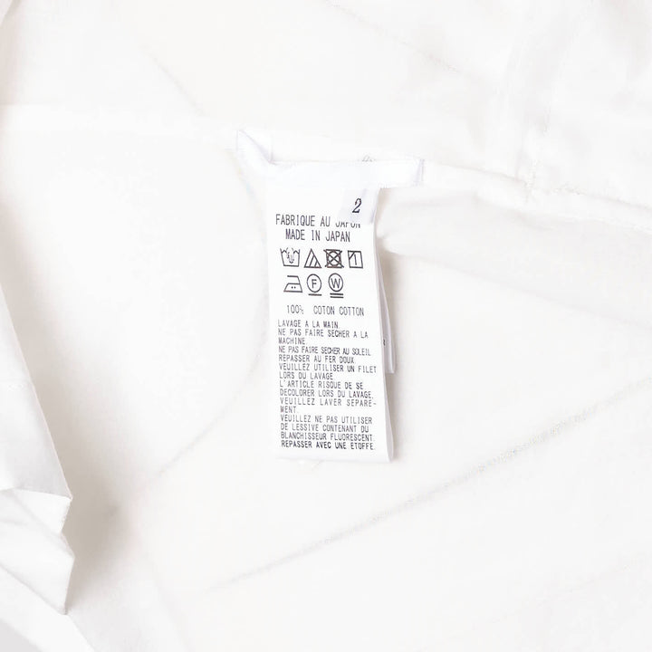 Open Collar Short Sleeve Blouse