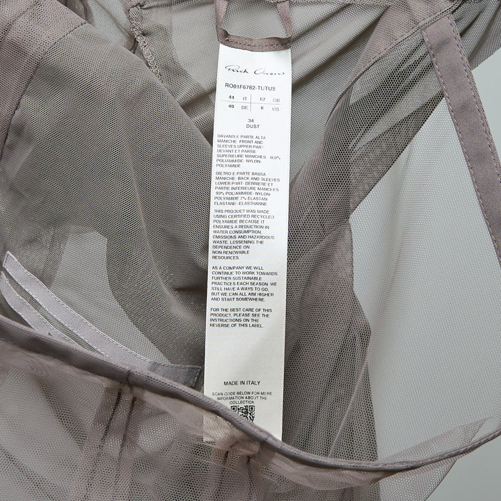Rick Owens Rhino Top Recycled Tulle – Available at Club 21, Official Retailer in Singapore, Malaysia & Thailand with Global Shipping Online