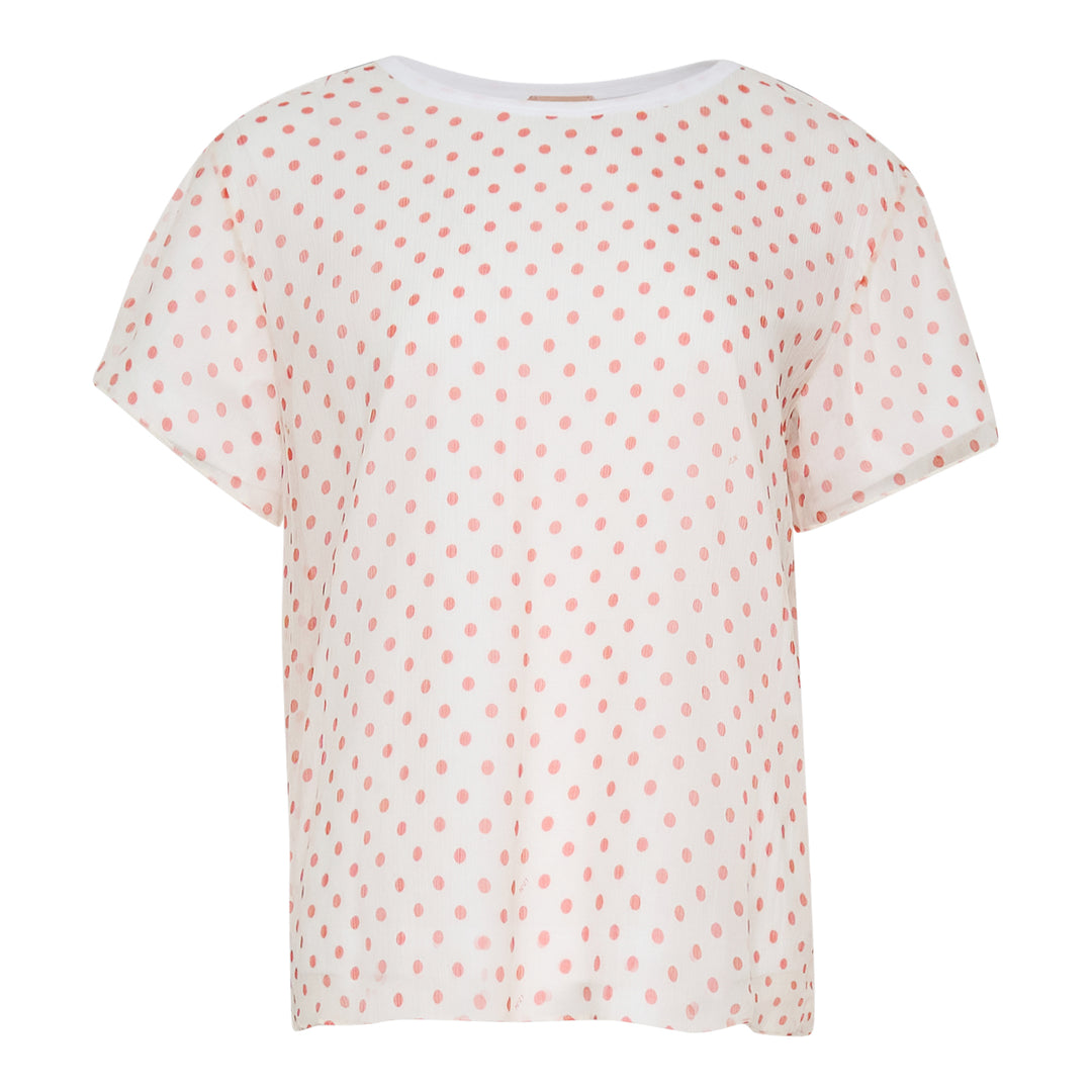 N21 Polka Dot Short Sleeve Blouse – Available at Club 21, Official Retailer in Singapore, Malaysia & Thailand with Global Shipping Online