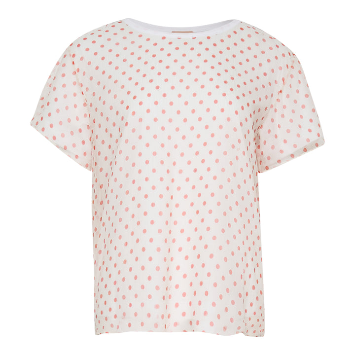 N21 Polka Dot Short Sleeve Blouse – Available at Club 21, Official Retailer in Singapore, Malaysia & Thailand with Global Shipping Online