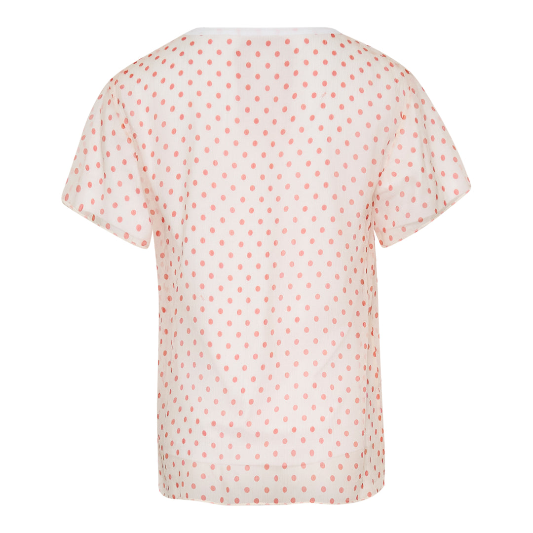 N21 Polka Dot Short Sleeve Blouse – Available at Club 21, Official Retailer in Singapore, Malaysia & Thailand with Global Shipping Online