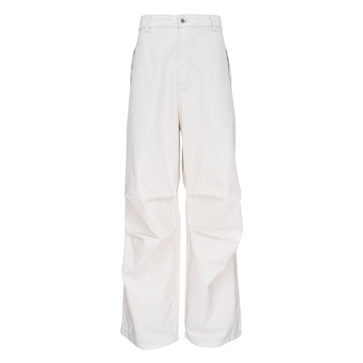 White Wide Leg Pants