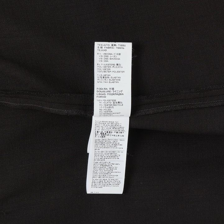 Flamed Viscose Canvas Dress