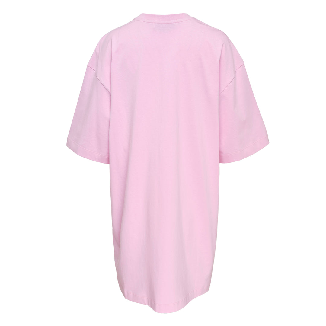 Floral MSGM Logo T-Shirt Dress