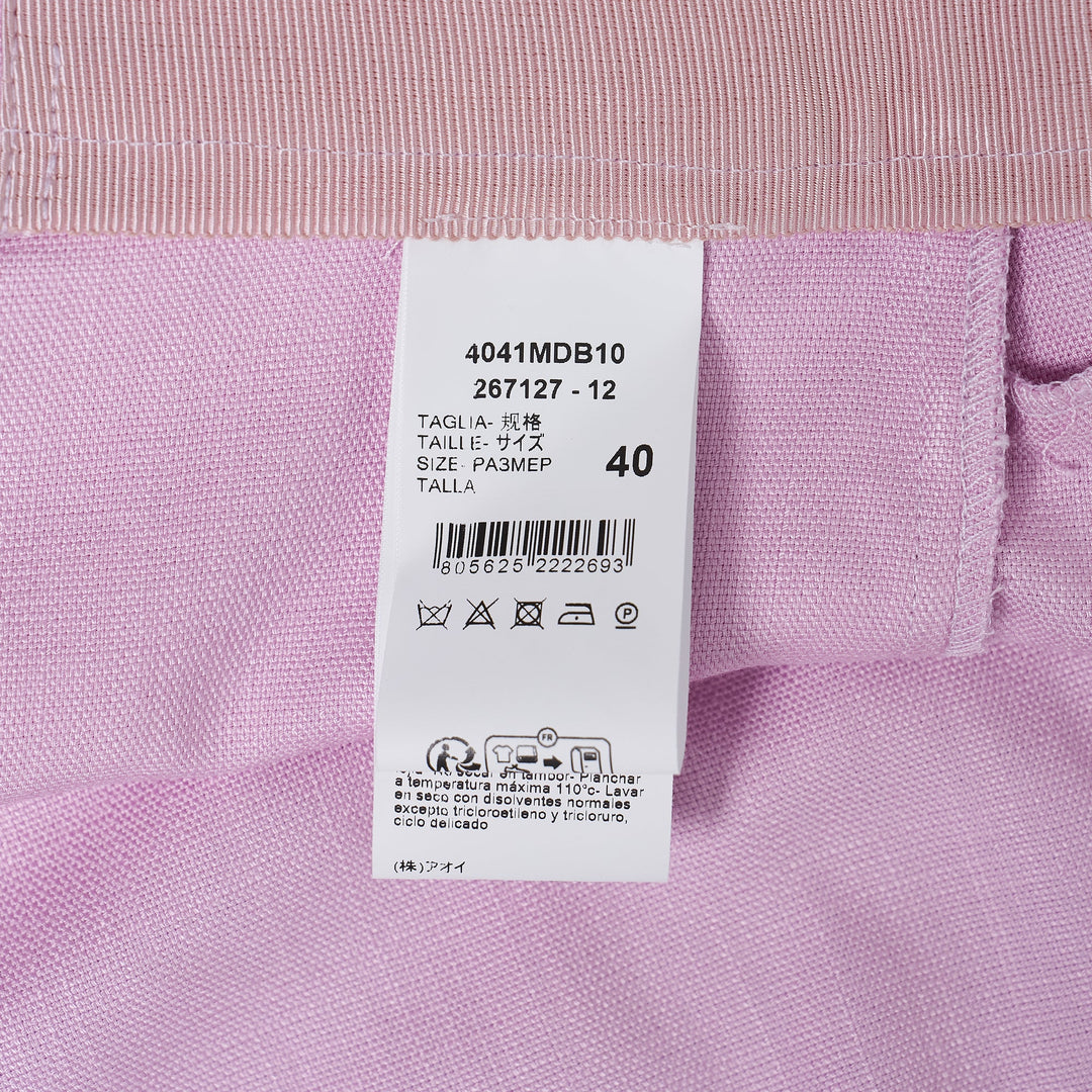 Flamed Viscose Canvas Shorts