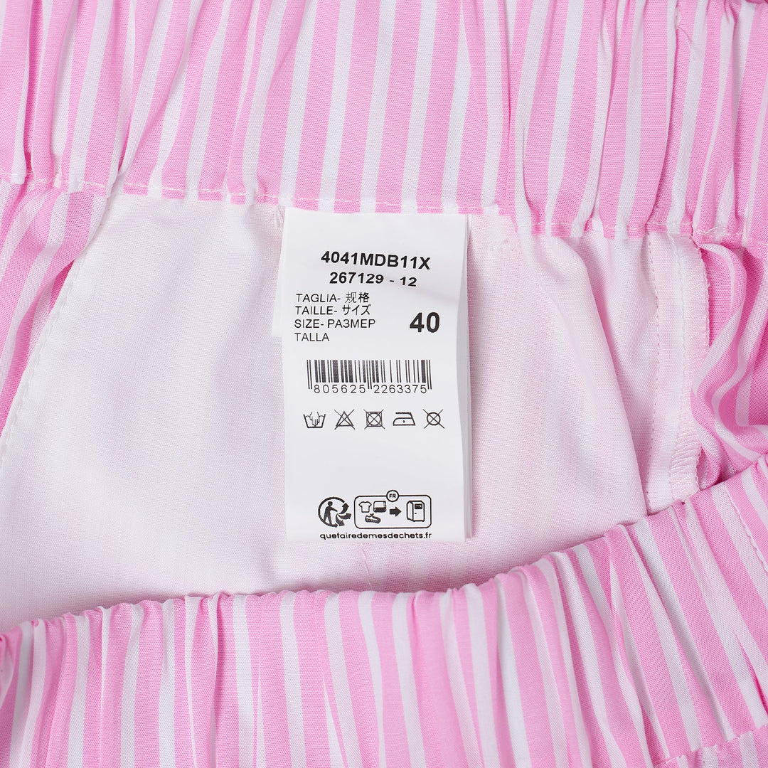 Striped Cotton Pop Shorts