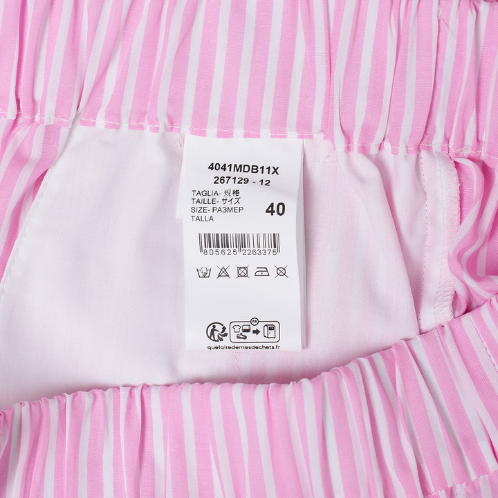 Striped Cotton Pop Shorts