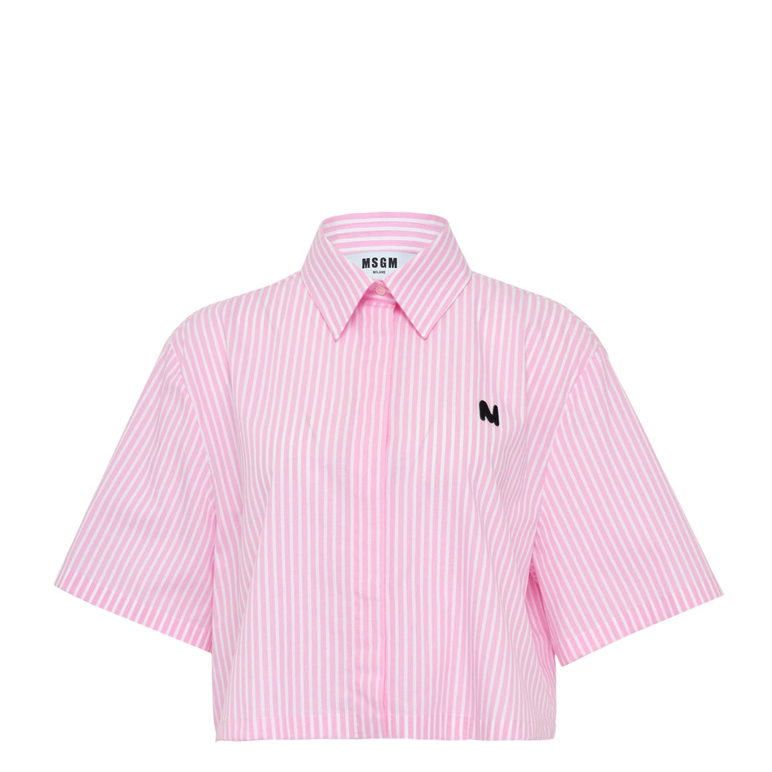 Striped Cotton Pop Shirt