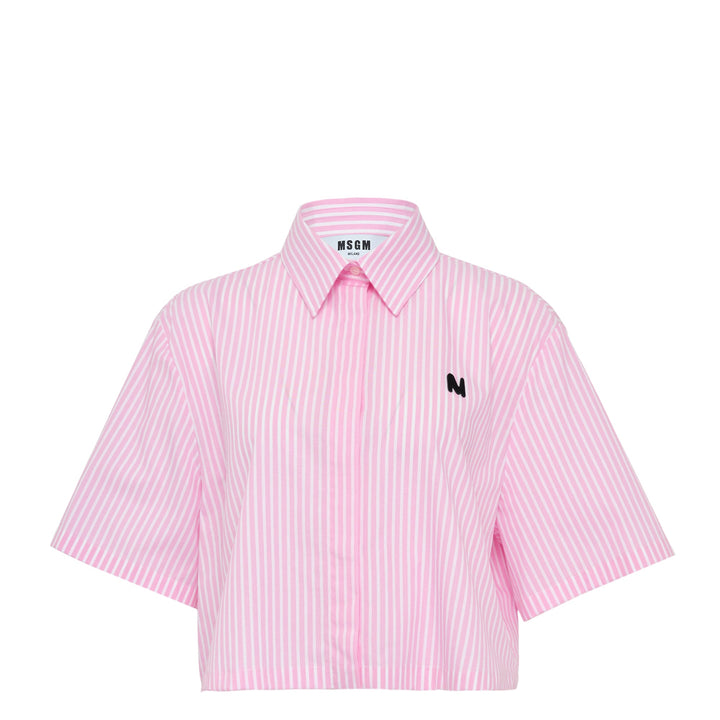 Striped Cotton Pop Shirt