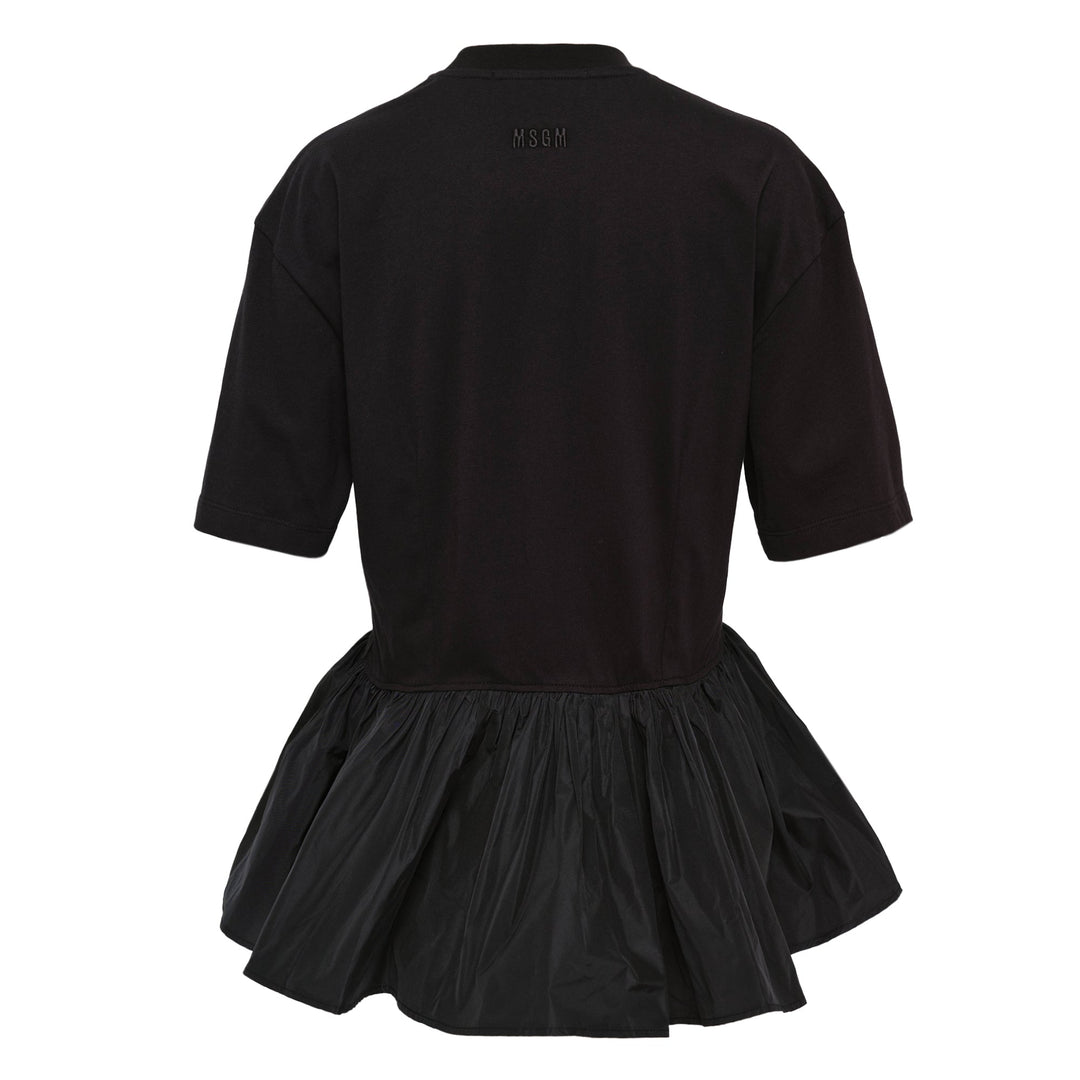 Two Colors Flared T-Shirt