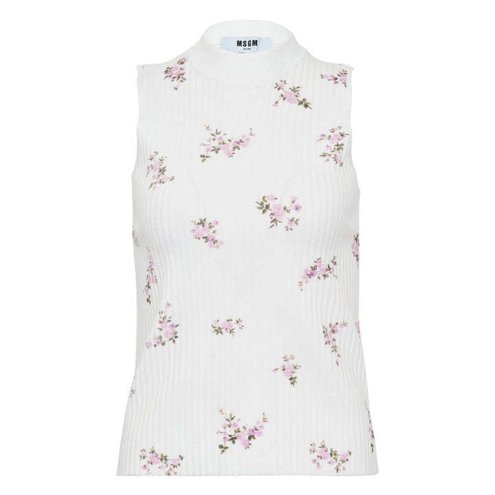 Floral Knit Tank Top