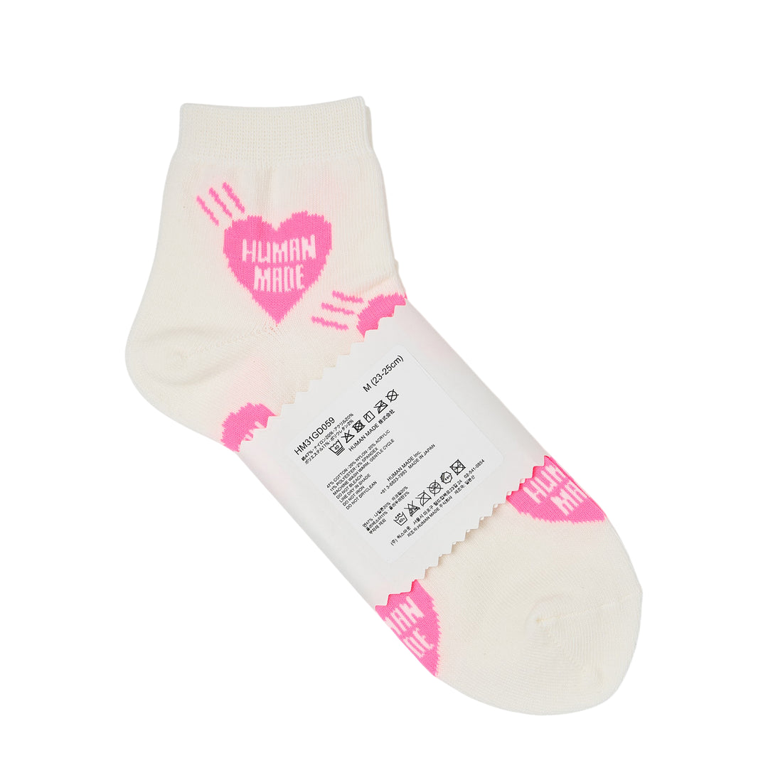 Human Made Heart Short Socks – Available at Club 21, Official Retailer in Singapore, Malaysia & Thailand with Global Shipping Online
