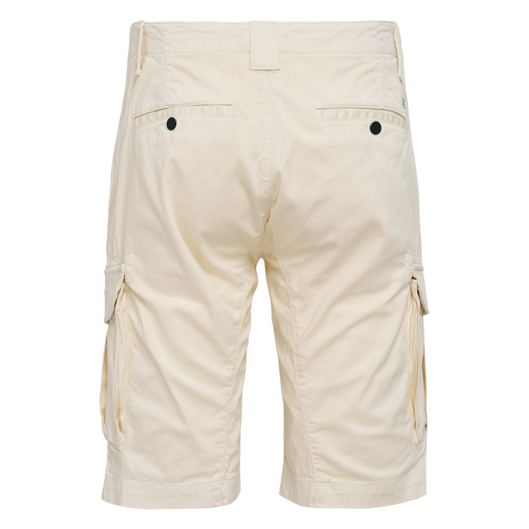 Stretch Sateen Cargo Lens Shorts